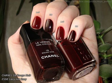 chanel themed nails|chanel nail polish vs essie.